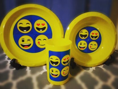 Emoji 3pc Dinner Set