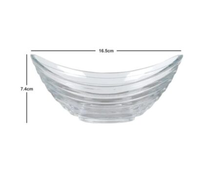 6 pc Pasabahce Glass Gondol Ice Cream Cup - Image 2