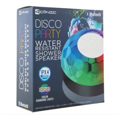 Water Resistant LED Bluetooth Shower Speaker