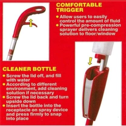 Spray Mop and Window Cleaner Set - Image 5