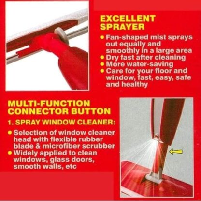 Spray Mop and Window Cleaner Set - Image 4
