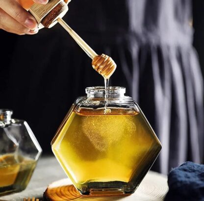 Glass Honey Jar