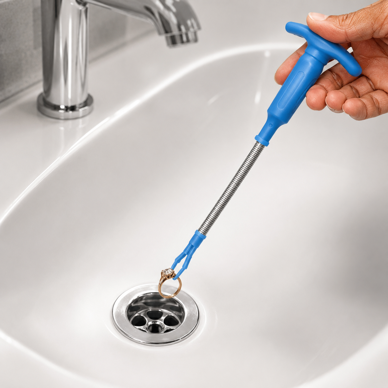 2-Piece Flexible Drain Cleaning Set - Image 2