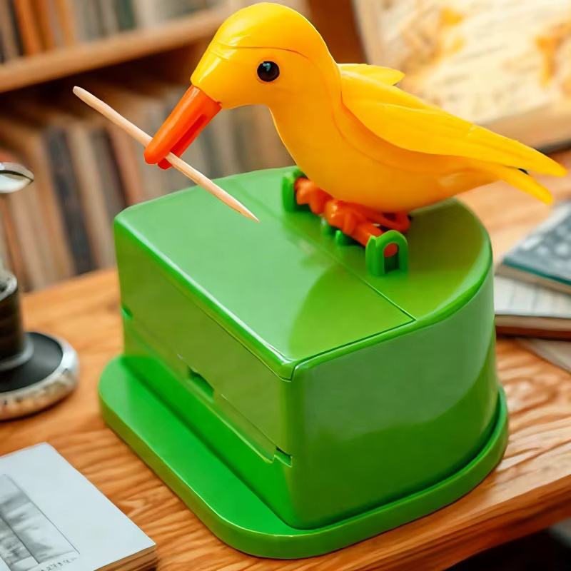 Automatic Bird Toothpick Dispenser