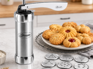 20-Piece Design Manual Biscuit and Cookie Press